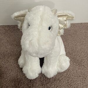 Douglas White Dragon Plush